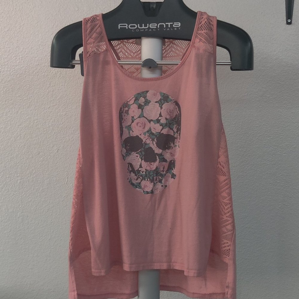 Flower Skull Tank